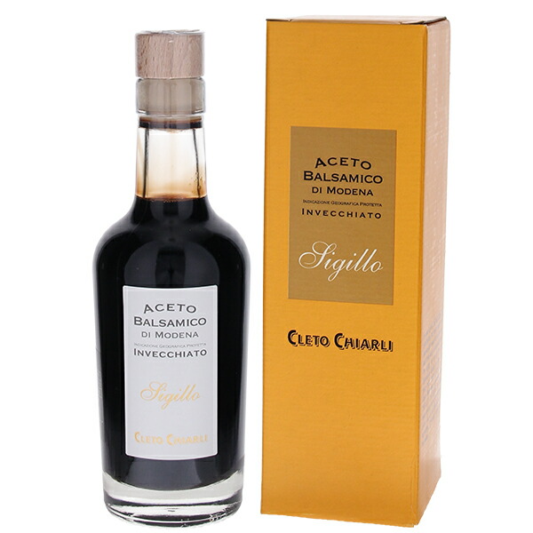 アチェート バルサミコ ディ モデナ シジッロ インヴェッキアート （6年から8年の熟成 バルサミコ ） 化粧箱入 250ml  キアルリ