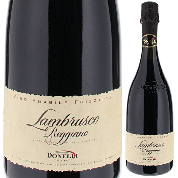ランブルスコ レッジャーノ アマービレ スカリエッティ ボトル NV ドネリ 750ml  [微発泡赤]