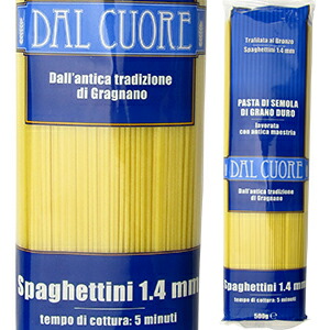 スパゲッティーニ (1.4mm) イタリア産 500g  ダル クオーレ