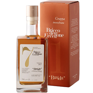 700ml グラッパ インヴェッキアータ ブリッコ デル ウッチェッローネ 2018 ブライダ  [グラッパ]