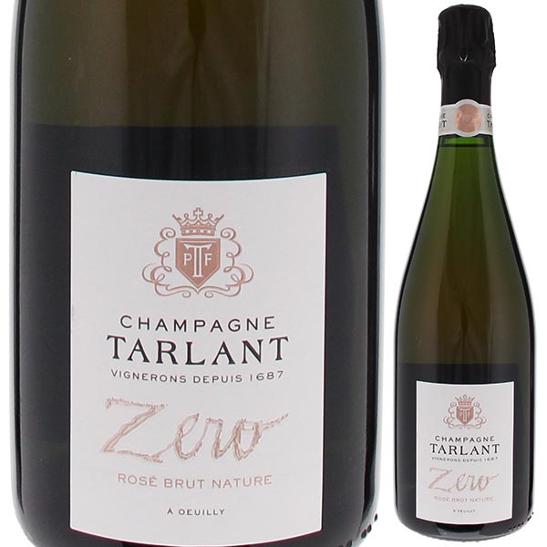 シャンパーニュ ロゼ ゼロ ブリュット ナチュール NV タルラン 750ml  [発泡ロゼ]