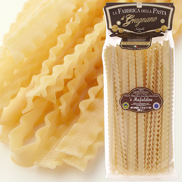マファルディーネ　イタリア産　ロングパスタ 500g  ラ ファブリカ デラ パスタ ディ グラニャーノ