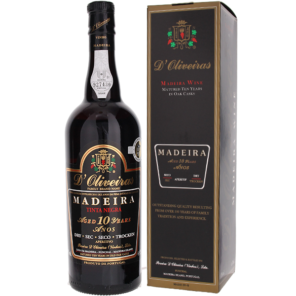 マデイラ 10年 ドライ NV ペレイラ ドリヴェイラ 750ml  [マデイラワイン]