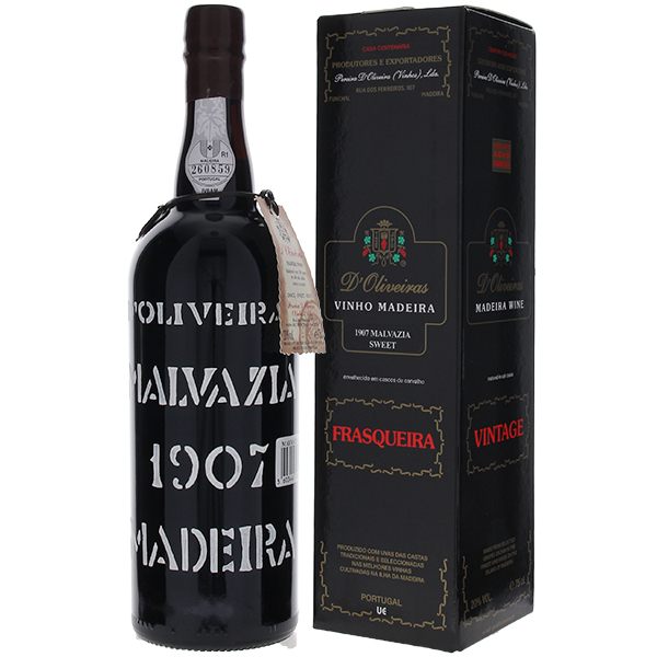 マデイラ マルヴァジア 1907 ペレイラ ドリヴェイラ 750ml  [甘口マデイラワイン] マルヴァジーア