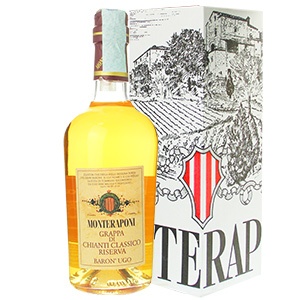 500ml グラッパ ディ キャンティ クラッシコ リゼルヴァ バロン ウーゴ NV モンテラポーニ  [グラッパ] 自然派