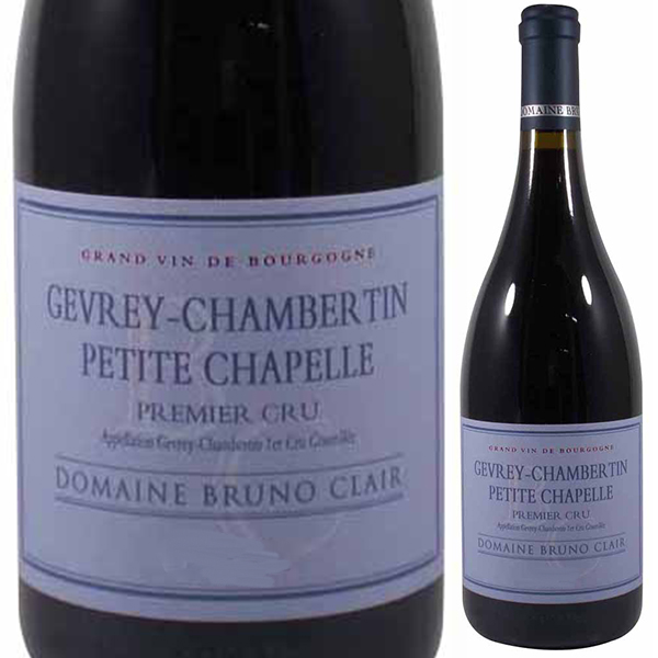 ジュヴレ シャンベルタン プルミエ クリュ プチット シャペル 2023 ブリュノ クレール 750ml  [赤]