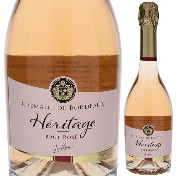 クレマン ド ボルドー ブリュット ロゼ エリタージュ NV (ジャイアンス) 750ml  [発泡ロゼ] サクラアワード2016 ゴールド