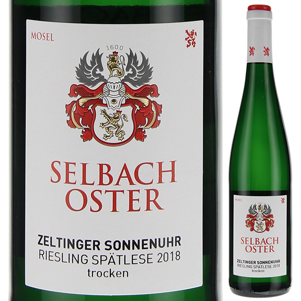 ツェルティンガー ゾンネンウーア シュペトレーゼ トロッケン 2018 ゼルバッハ オスター 750ml  [白]
