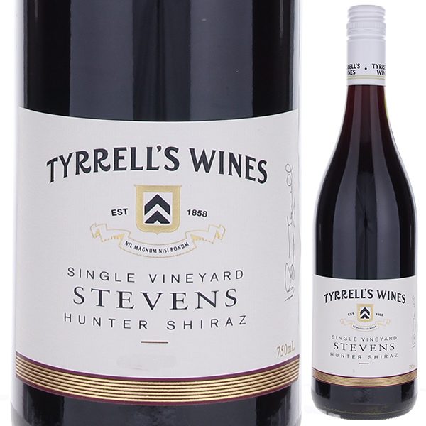 シングル ヴィンヤード スティーブンス ハンター シラーズ 2013 ティレルズ 750ml  [赤] スクリューキャップ