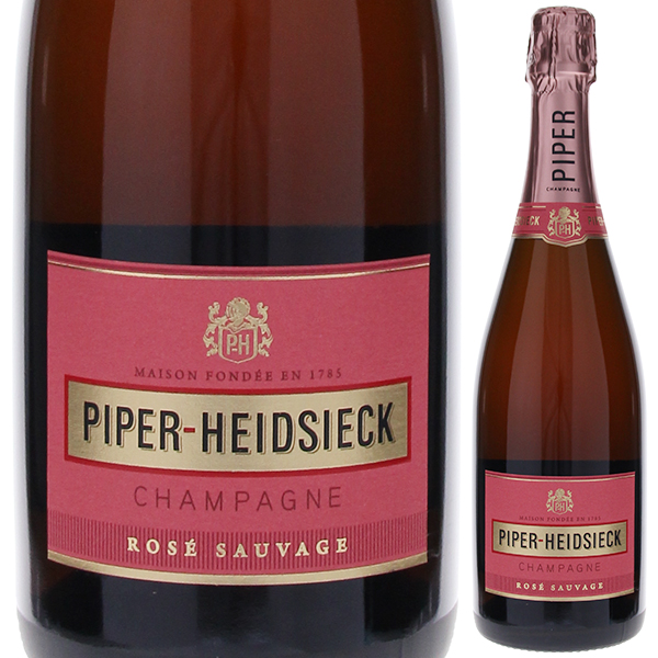 ロゼ ソヴァージュ NV パイパー エドシック 750ml  [発泡ロゼ] サクラアワード2020 ゴールド