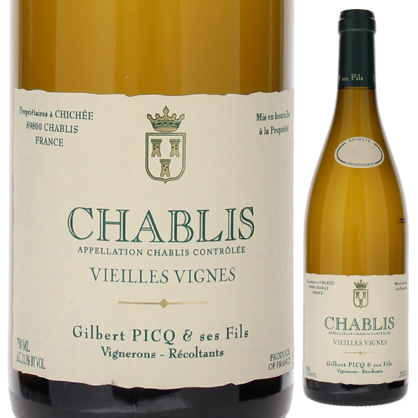 シャブリ V.V. 2023 ジルベール ピク エ セ フィス 750ml  [白]