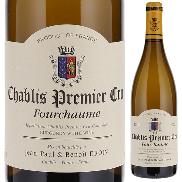 シャブリ プルミエ クリュ フルショーム 2024 ジャン ポール エ ブノワ ドロワン 750ml  [白]