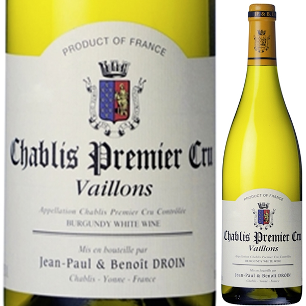 シャブリ プルミエ クリュ ヴァイヨン 2023 ジャン ポール エ ブノワ ドロワン 750ml  [白]