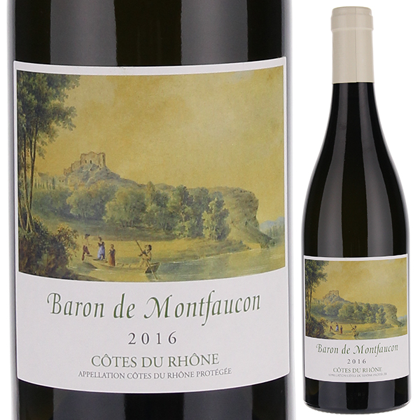 バロン ド モンフォーコン コート デュ ローヌ ブラン 2019 シャトー ド モンフォーコン 750ml  [白]