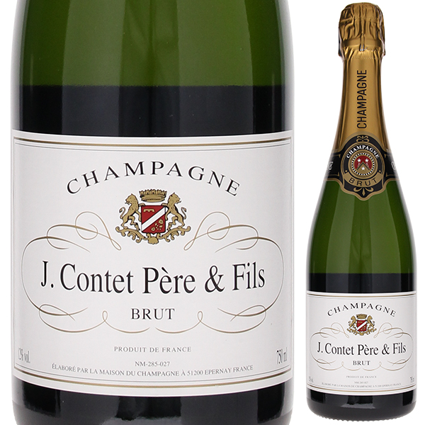 シャンパーニュ Ｊ．コンテ ペール＆フィス ブリュット NV G.H.マルテル&CO. 750ml  [発泡白]