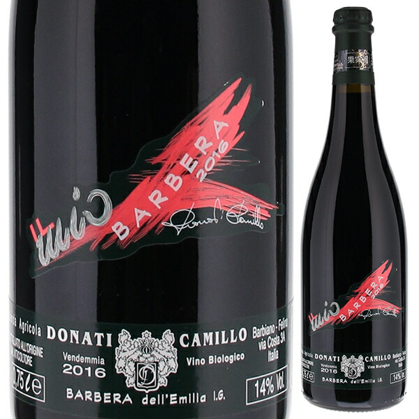 バルベーラ フリッザンテ 2021 カミッロ ドナーティ 750ml  [微発泡赤] 自然派