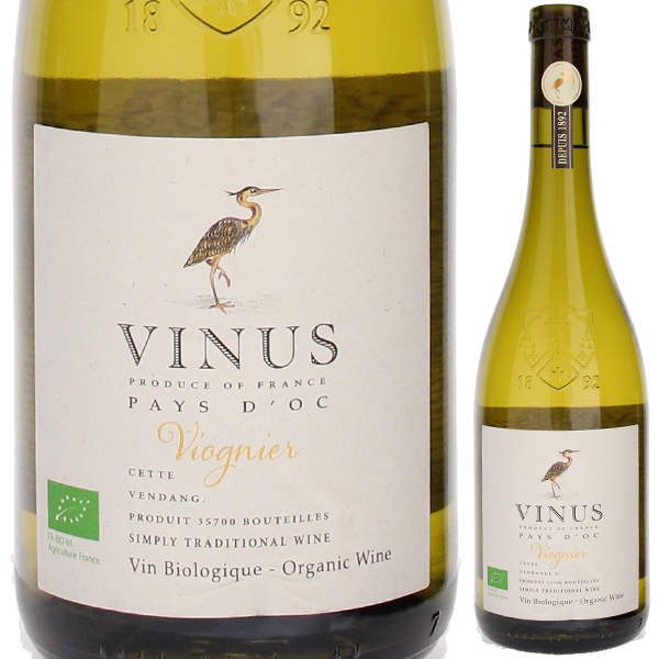 ヴィニウス オーガニック ヴィオニエ 2023 d.A.ワイナリー (ジャン クロード マス) 750ml  [白]