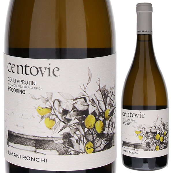 チェントヴィエ コッリ アプルティーニ ペコリーノ 2022 ウマニ ロンキ 750ml  [白]