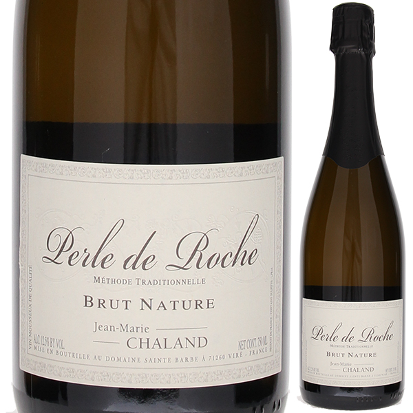 ヴァン ムスー メトド トラディシオネル ペルル ド ロッシュ ブリュット ナチュール NV ドメーヌ サント バルブ 750ml  [発泡白]