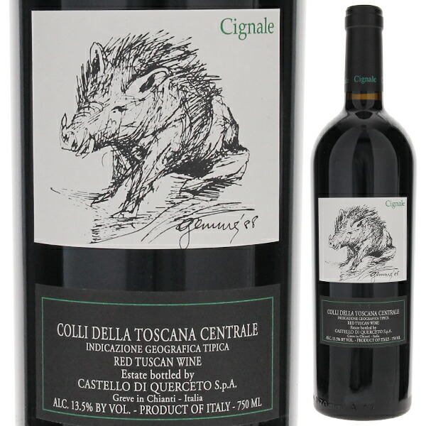 チニャーレ コッリ デッラ トスカーナ チェントラーレ 2018 カステッロ ディ クエルチェート 750ml  [赤]
