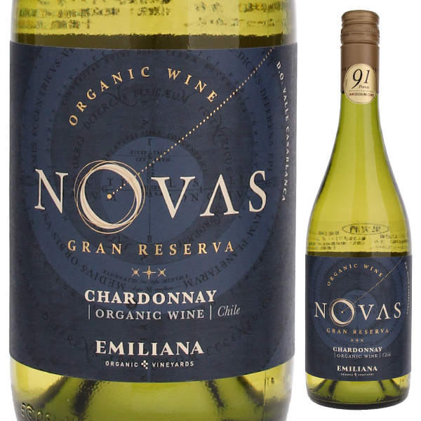 オーガニック シャルドネ ヴァレ カサブランカ 2024 ノヴァス 750ml  [白] オーガニック スクリューキャップ