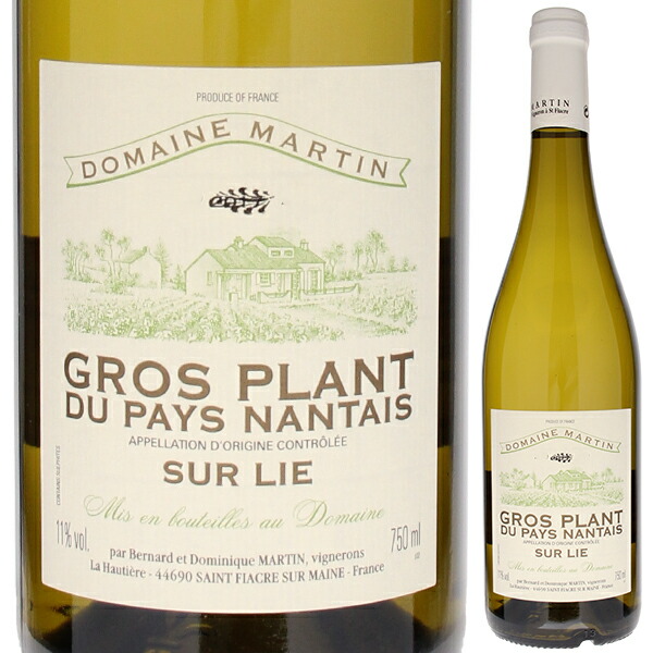 グロ プラン デュ ペイ ナンテ シュール リー 2023 ベルナール エ ドミニク マルタン 750ml  [白]
