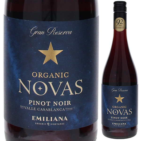 オーガニック ピノ ノワール ヴァレ カサブランカ 2023 ノヴァス 750ml  [赤] オーガニック スクリューキャップ