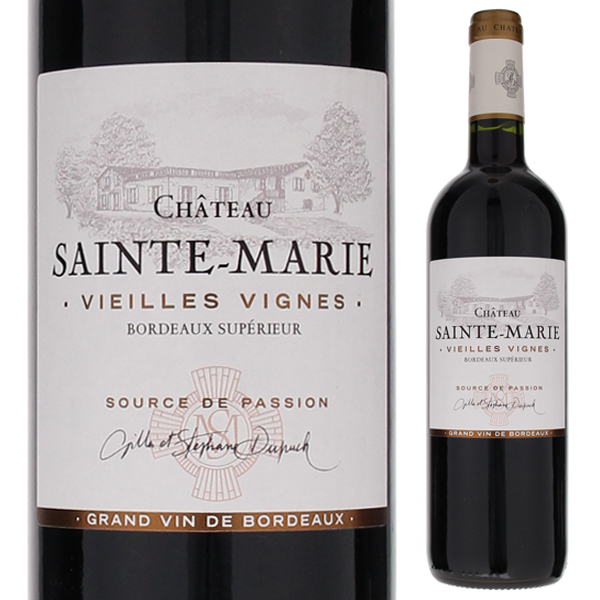 ヴィエイユ ヴィーニュ ルージュ ボルドー シュペリュール 2020 (シャトー サント マリー) 750ml  [赤]