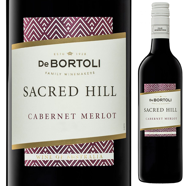 セークレッドヒル カベルネ メルロー 2023 デ ボルトリ 750ml  [赤] スクリューキャップ