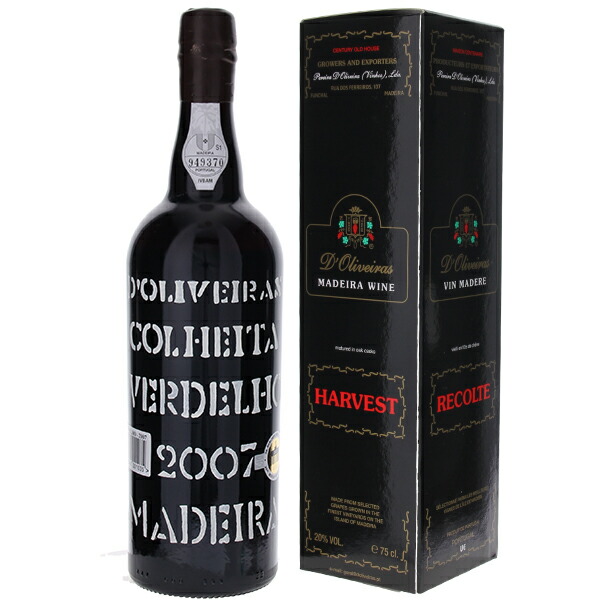 マデイラ ヴェルデーリョ 2007 ペレイラ ドリヴェイラ 750ml  [マデイラ]