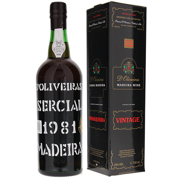マデイラ セルシアル 1981 ペレイラ ドリヴェイラ 750ml  [マデイラ]