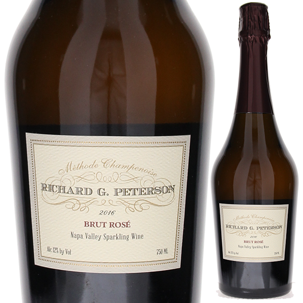 リチャード G ピーターソン ブリュット ロゼ 2016 アミューズ ブーシュ ワイナリー 750ml  [発泡ロゼ]