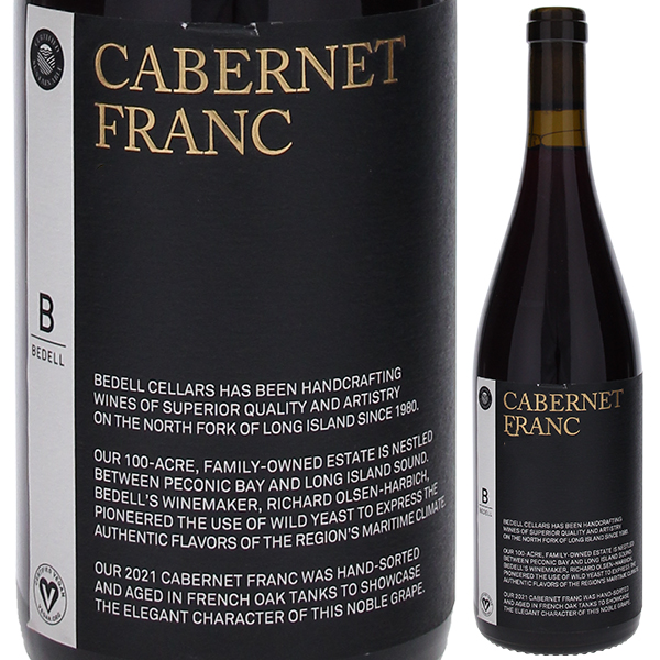 カベルネ フラン ノース フォーク オブ ロング アイランド 2022 ベデル セラーズ 750ml  [赤]
