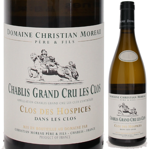 シャブリ グラン クリュ クロ デ ゾスピス ダン レ クロ 2022 ドメーヌ クリスチャン モロー 750ml  [白]