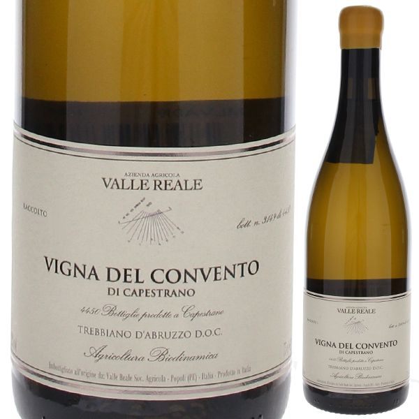 ヴィーニャ デル コンヴェント ディ カペストラーノ トレッビアーノ ダブルッツォ 2019 ヴァッレ レアレ 750ml  [白]