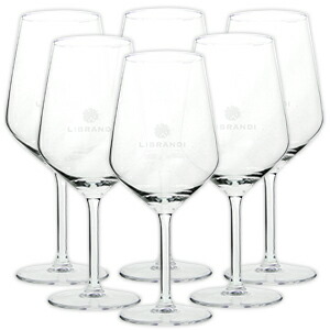 リブランディ ロゴ入り　ワイングラス　6脚入り