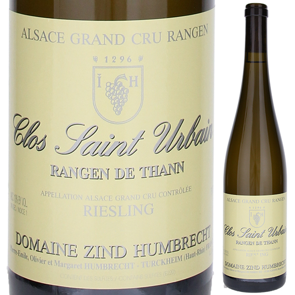 リースリング ランゲン ド タン クロ サンテュルバン グラン クリュ 2022 ツィント フンブレヒト 750ml  [白]