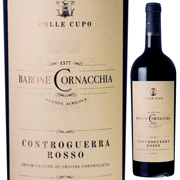 コントログエッラ ロッソ コッレ クーポ 2019 バローネ コルナッキア 750ml  [赤]
