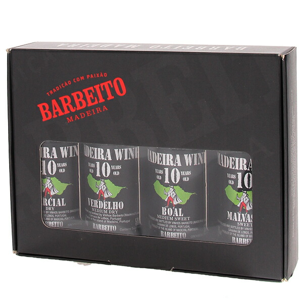 200ml 白品種10年ミニボトル4種セット NV ヴィニョス バーベイト  [マデイラ]