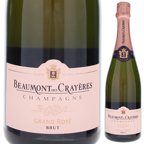 グランド ロゼ ブリュット ボーモン NV ボーモン デ クレイエール 750ml  [発泡ロゼ] サステーナブル農法