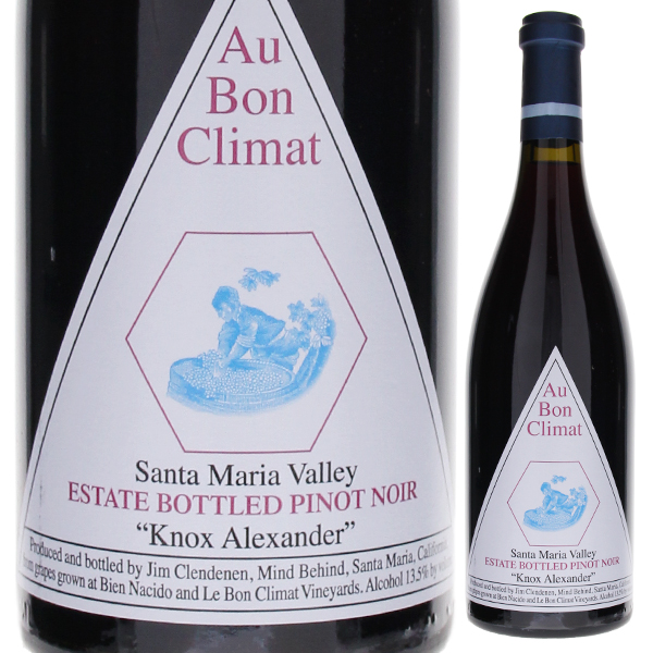 ノックス アレキサンダー ピノ ノワール 2019 オー ボン クリマ ワイナリー 750ml  [赤]