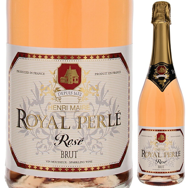 ロワイヤル ペルレ ロゼ ブリュット NV アンリ メール 750ml  [発泡ロゼ]