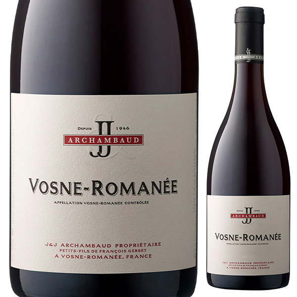 ヴォーヌ ロマネ 2020 ドメーヌ ジャン アンド ジャン アルシャンボー 750ml  [赤]
