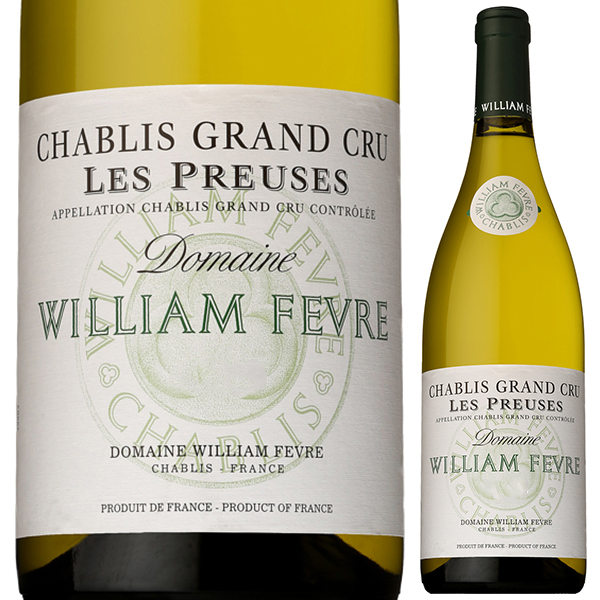 シャブリ グラン クリュ レ プルーズ 2021 ドメーヌ ウィリアム フェーヴル 750ml  [白]