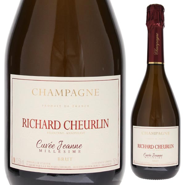 ブリュット キュヴェ ジャンヌ 2018 リシャール シュルラン 750ml  [発泡白] 自然派