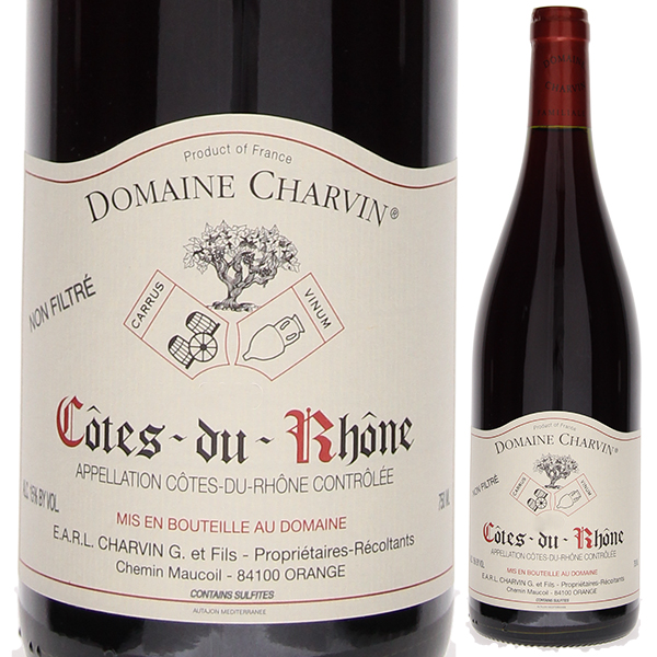 コート デュ ローヌ ルージュ 2022 シャルヴァン 750ml  [赤] 自然派
