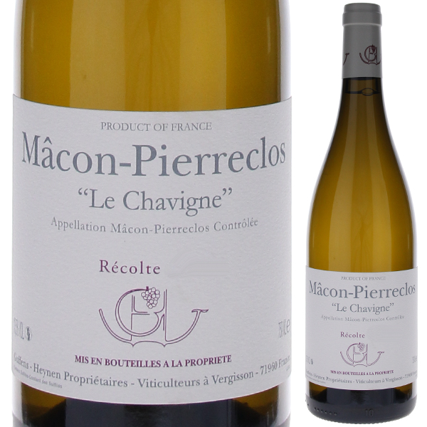 マコン ピエールクロ ル シャヴィーニュ 2023 ギュファン エナン 750ml  [白]