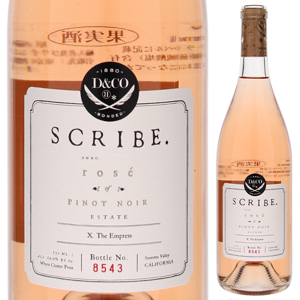 エステート ロゼ オブ ピノ ノワール ソノマ カウンティ 2022 スクライブ 750ml  [ロゼ]