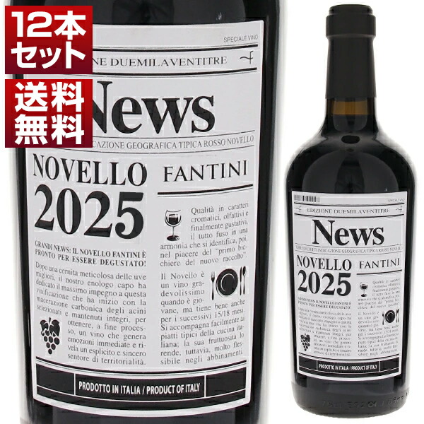 [N]ヴィーノ ノヴェッロ 2025 12本セット (750ml×12) 新酒 予約商品 [同梱不可]