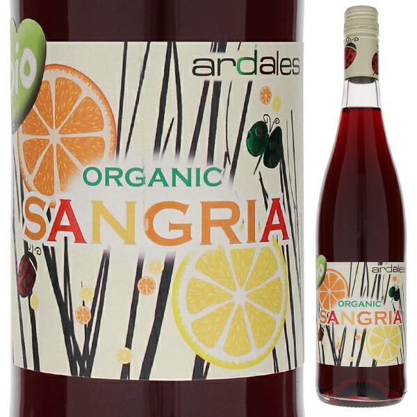 アルダレス オーガニック サングリア NV ボデガス アルスピデ 750ml  [甘味果実酒]